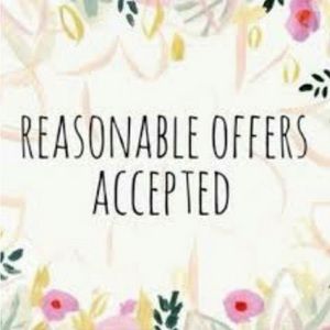 Reasonable offers are accepted!